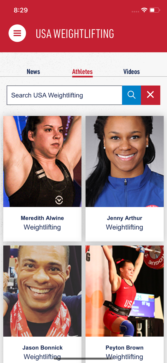 USA Weightlifting App