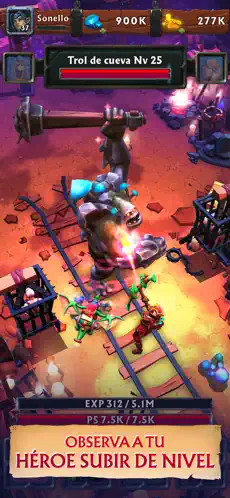 Screenshot 5 Never Ending Dungeon IDLE RPG iphone