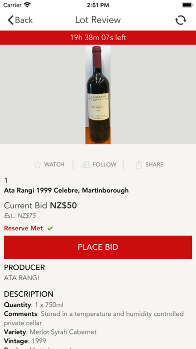 Fitzgerald Wine Auctions screenshot 3
