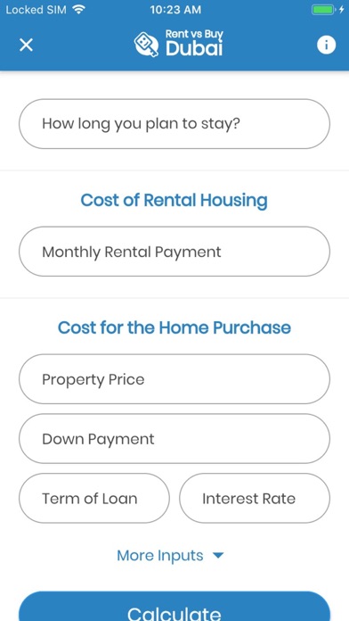 Rent vs Buy in Dubai Screenshot
