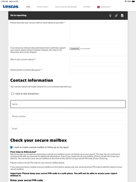 Screenshot #5 pour Vestas Compliance