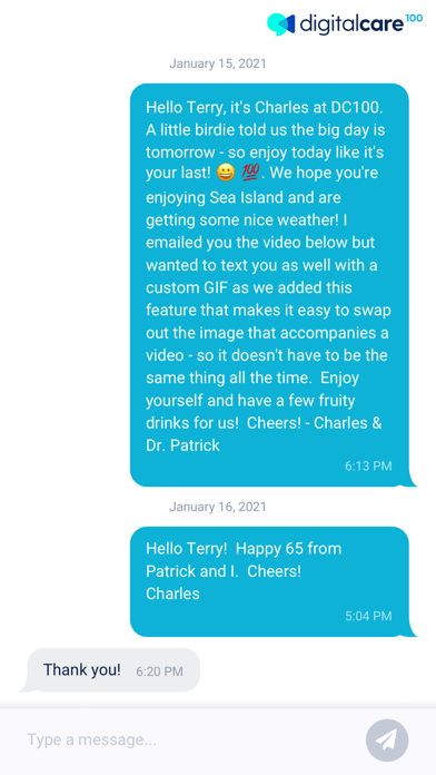 digitalcare100 Screenshot