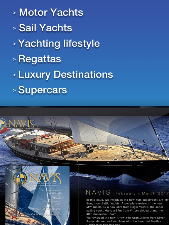 Screenshot #6 pour NAVIS: Luxury Yacht Magazine