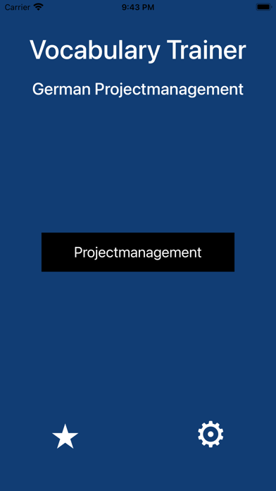 German Project Management Screenshot