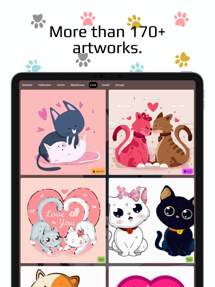 Color Cats - Coloring Book