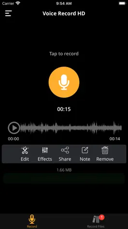 Game screenshot Voice Record HD apk