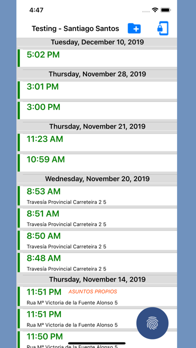 ICP CheckIn Screenshot