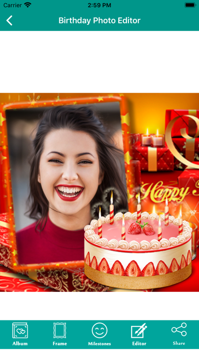 Birthday Frames for Photos Screenshot