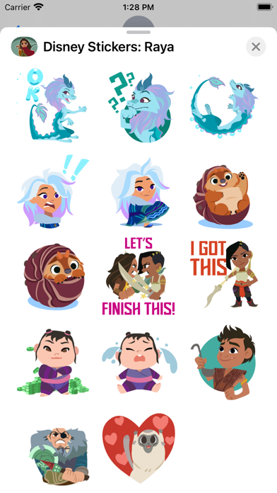 Disney Stickers: Raya Screenshot