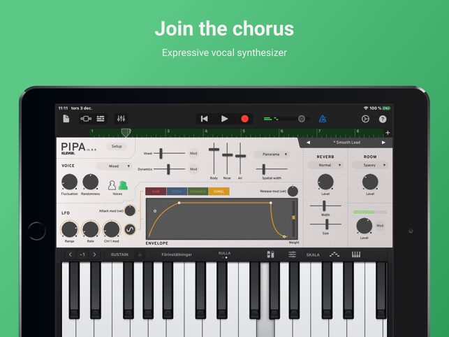 Pipa Vocal Synthesizer on the App Store