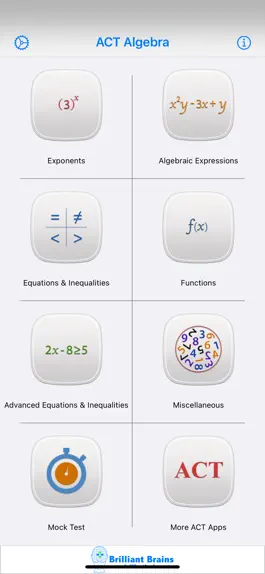 Game screenshot ACT Math : Algebra mod apk