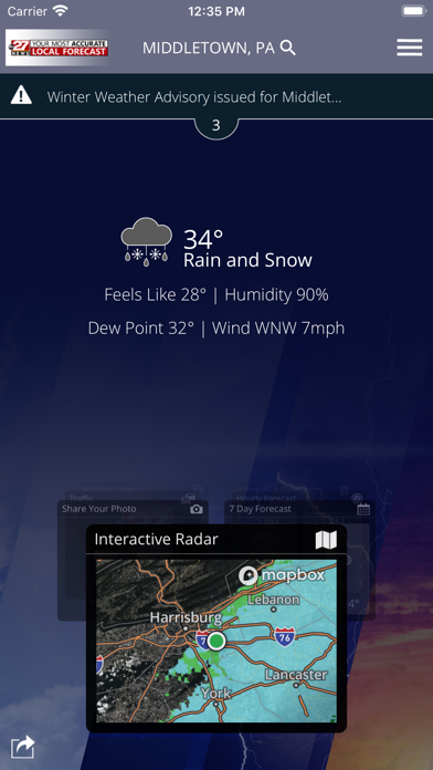 abc27 Weather Screenshot