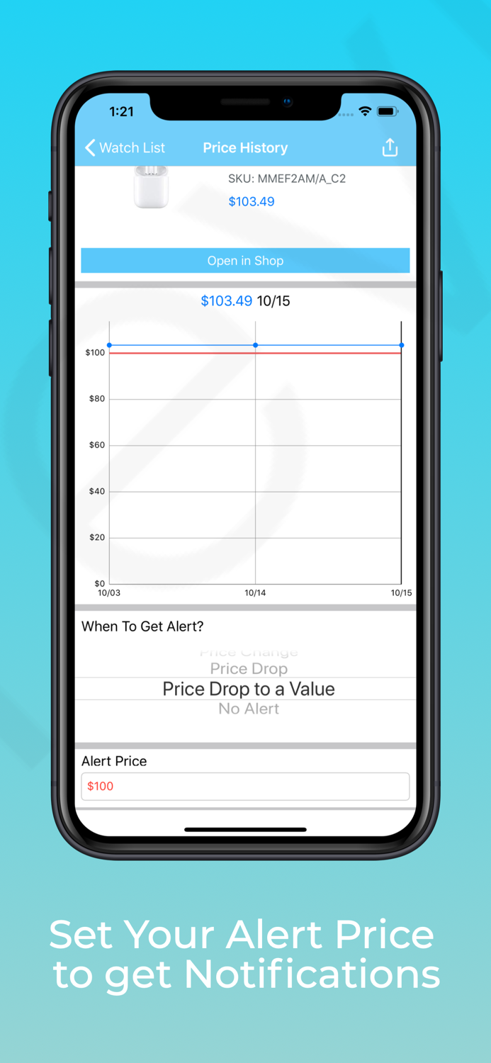 Price Tracker for Shop