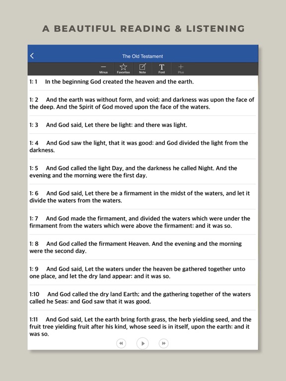 Screenshot #6 pour Audio Bible Book - Holy Bible