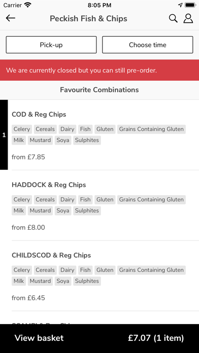 Screenshot #2 pour Peckish - Click and Collect