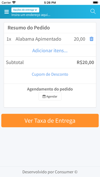 Delivery Sgobi Restaurante Screenshot