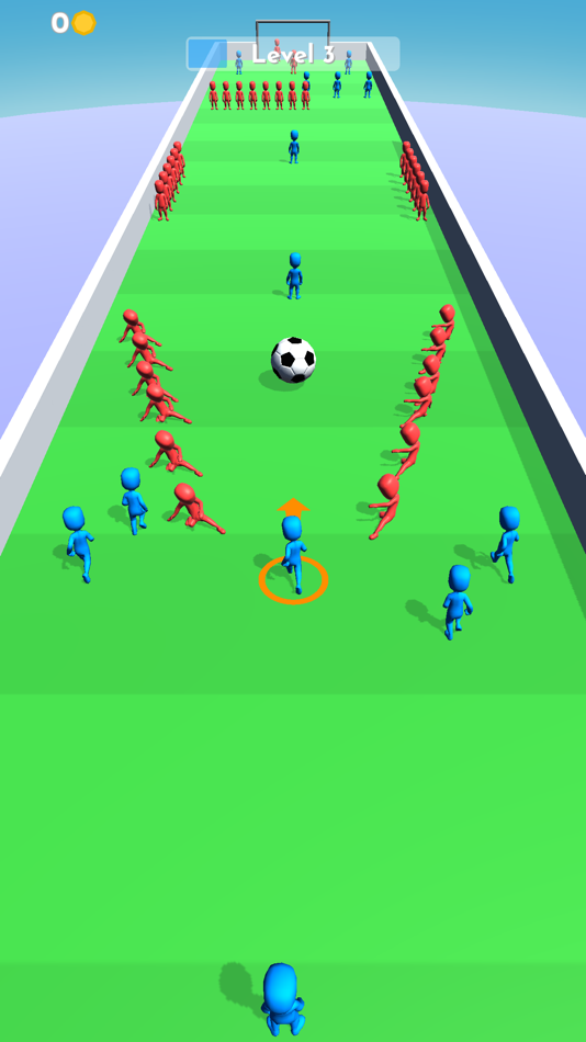 #4. Pass the Ball 3D (iOS) 由: Clap Clap Games