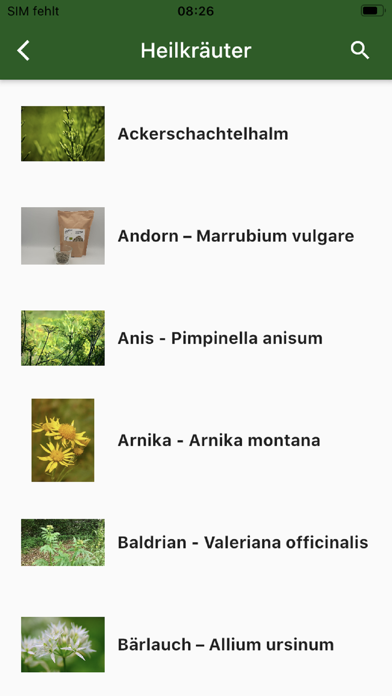 Mamas KräuterApp Plus Screenshot