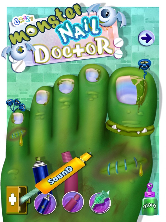 Screenshot #4 pour Alien Monster Toe Nail Doctor