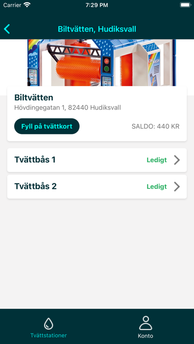 Biltvätt Screenshot
