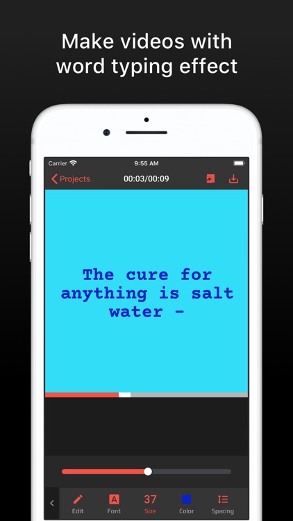 Typewriter⁺ Typing Video Maker screenshot-0