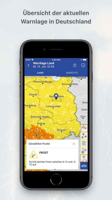 DWD WarnWetter screenshot 2