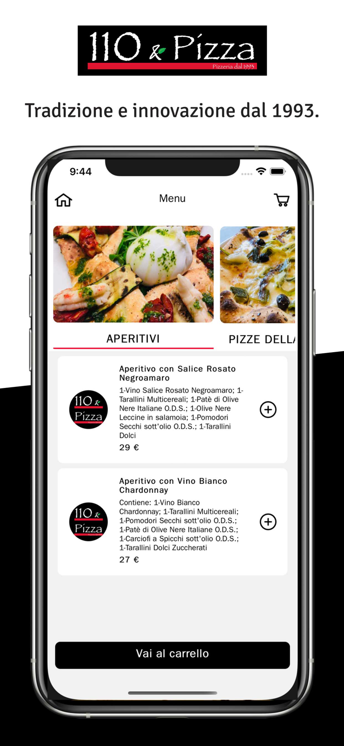 Pizzeria 110 and Pizza