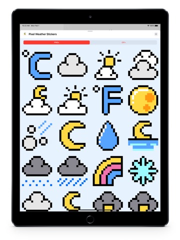 Pixel Weather GIFs & Stickersのおすすめ画像3