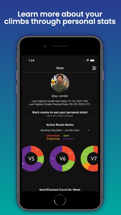 RouteIt Indoor Bouldering Screenshot