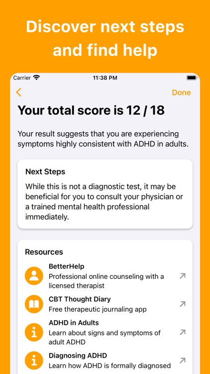 ADHD Test (Adult)