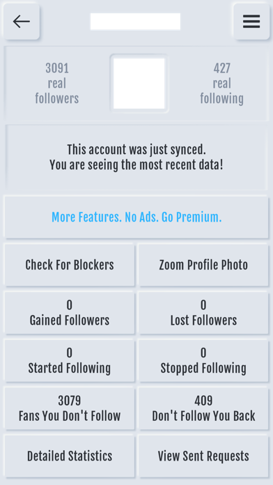 Followers Manager Screenshot
