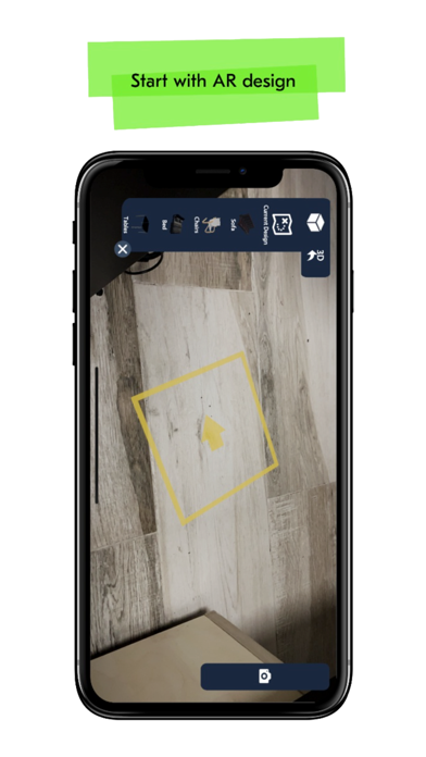 Virtual Interior Design AR Screenshot