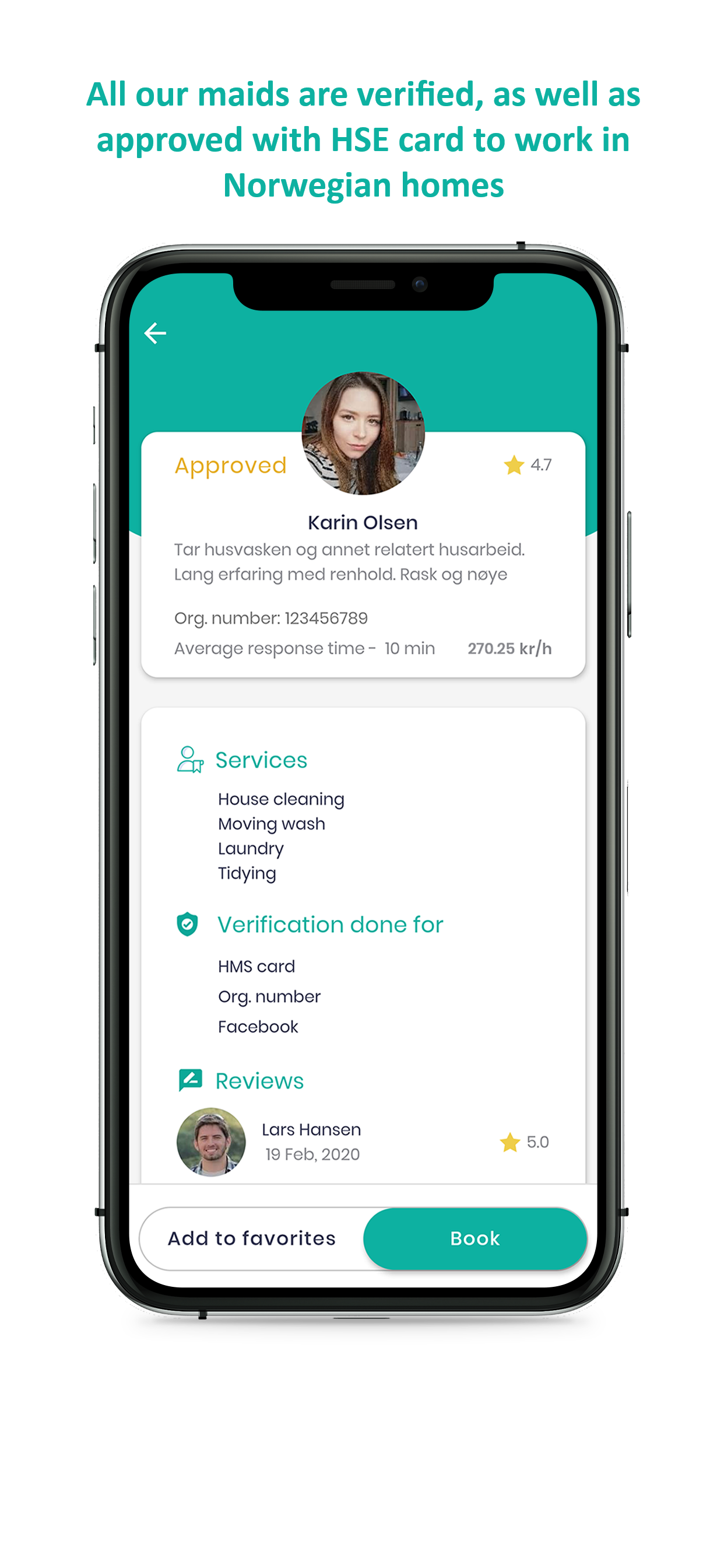 MaidMe - Home cleaning screenshot 3