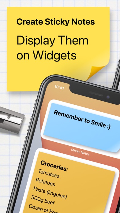 Sticky Notes Widget+のおすすめ画像1