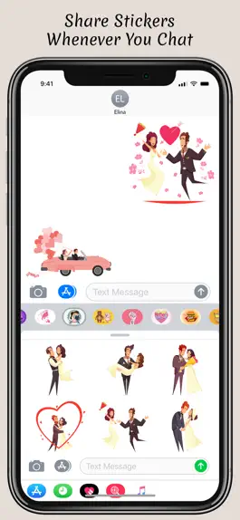 Game screenshot Animated Wedding Stickers hack