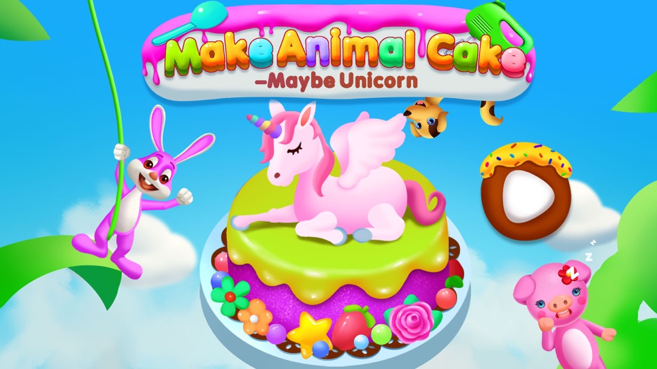 #1. Make Animal Cake Maybe Unicorn (iOS) 由: 平 类