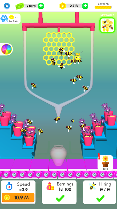 Idle Honey Money Screenshot