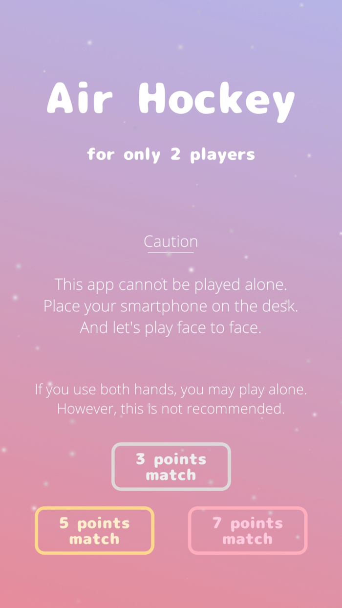 Air Hockey - for 2 players -