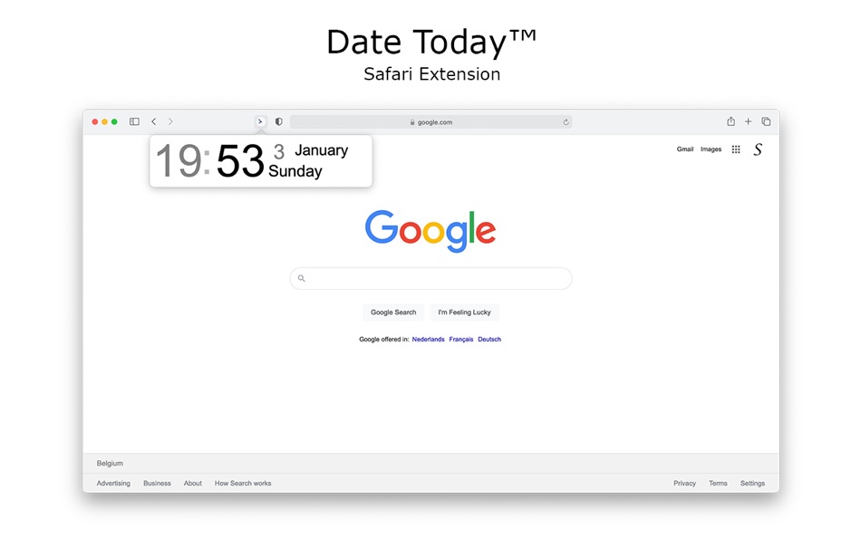 Date Today for Safari - 1.0 - (macOS)