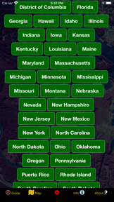 US State Parks and Forests Map screenshot
