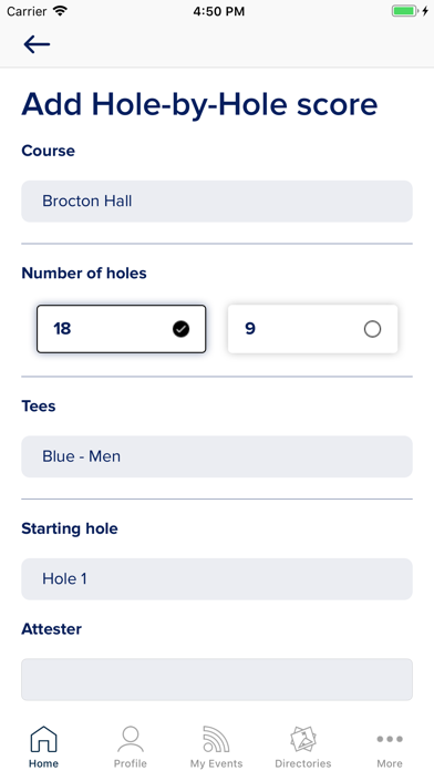 Screenshot #2 pour BRS Golf Live Scoring