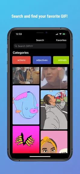 Game screenshot GifSkip: Search & Share Gif mod apk