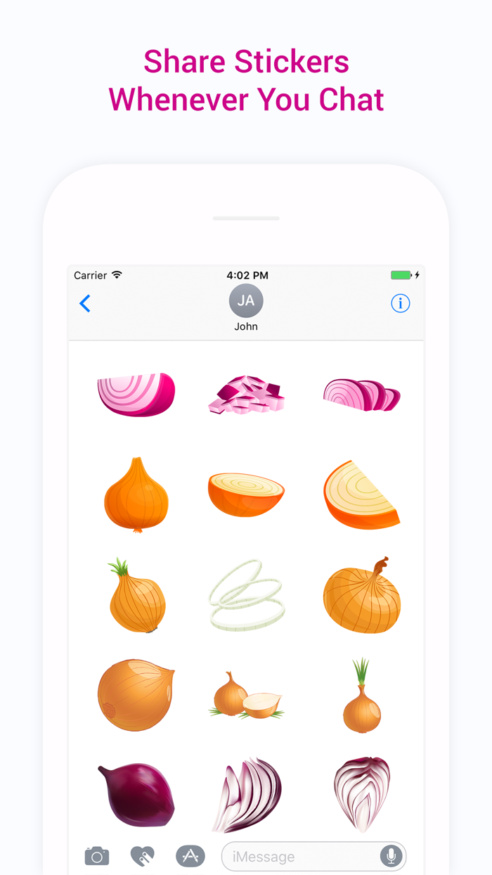 Animated Onions Stickers