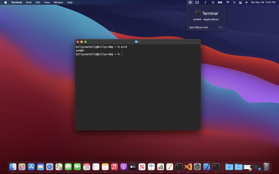 #6. Silicon Info (macOS) By: William Castelli