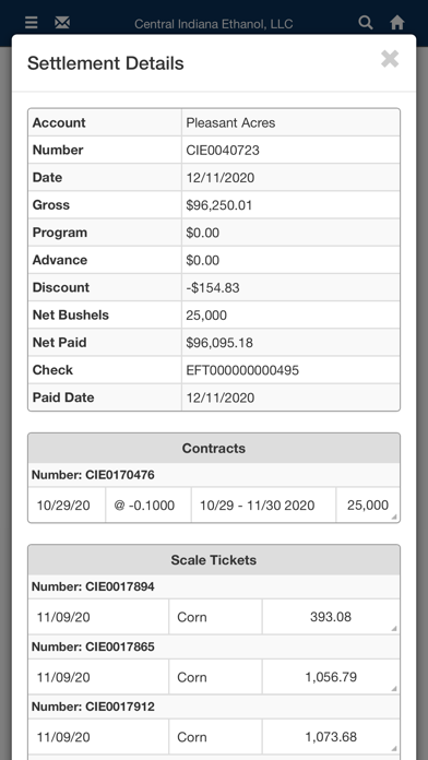 Central Indiana Ethanol Screenshot