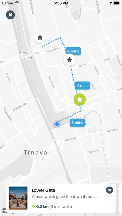 Špacírka Trnavou – City Walk Screenshot