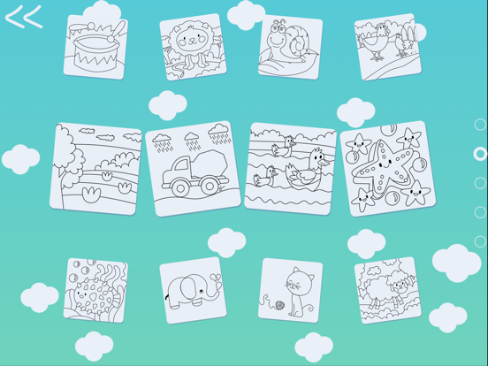 Small Games: Coloring Book iPad screenshot 9 - Education app