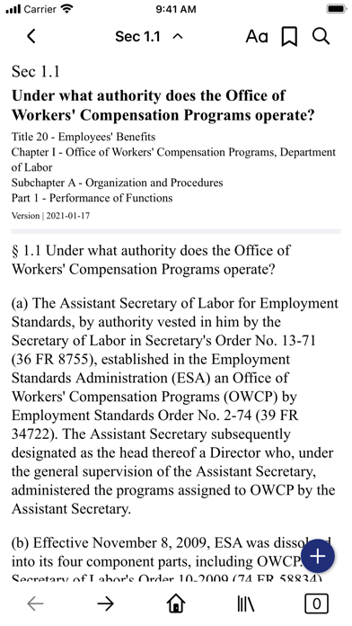 Screenshot #2 pour CFR 20 - Employees' Benefits