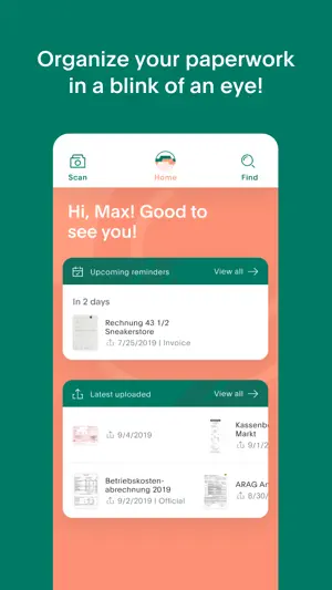 docomondo – smart filing screenshot 1