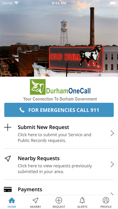 Durham One Call Screenshot